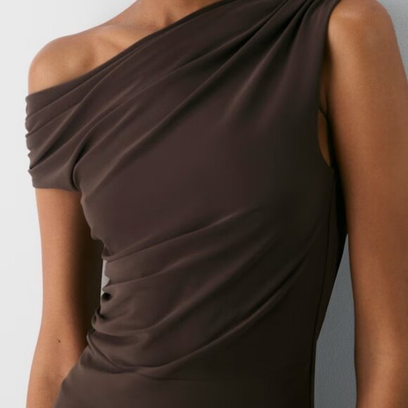 NWT Aritzia BABATON Gallery Top Rich Mocha Brown S - Picture 4 of 7